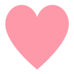 Pink Heart icon vector
